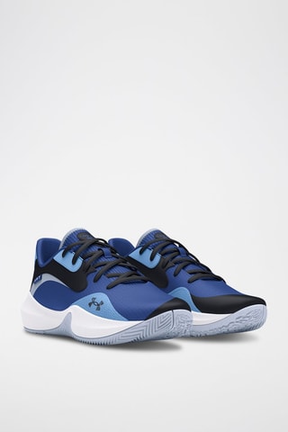Lockdown en cuir - Bleu cobalt