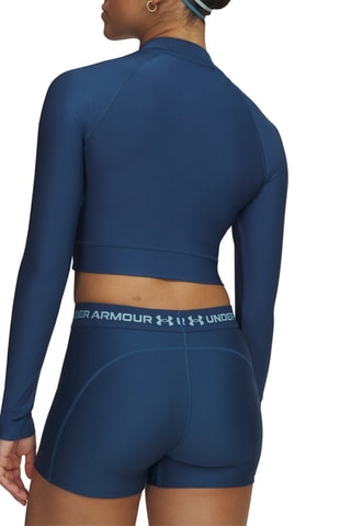Crop top d’entraînement Heatgear - Bleu marine