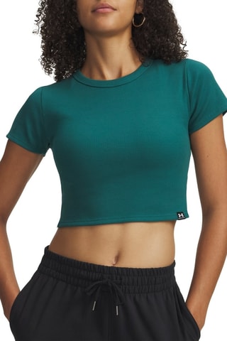 Crop top Rival Knit - Vert