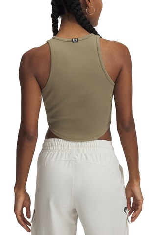Crop top Rival Knit - Marron