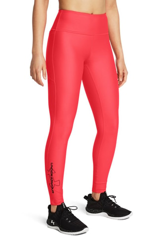 Legging d’entraînement taille haute Branded - Rouge