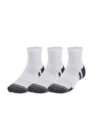 3 paires de chaussettes d’entrainement Performance Tech - Blanc