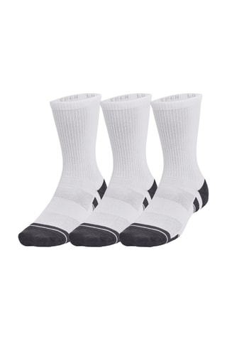 3 paires de chaussettes d’entrainement Performance Tech - Blanc