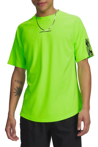 T-shirt de football Challenger Elite - Vert fluo
