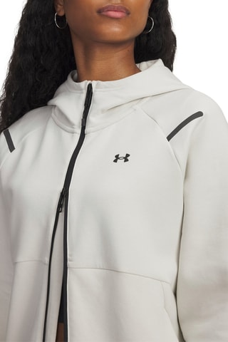 Sweat polaire à capuche Unstoppable - Blanc