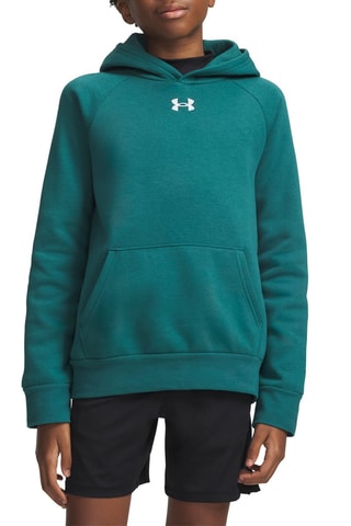 Sweat polaire à capuche Rival - Vert chiné