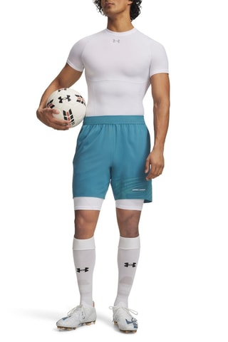 Bermuda de football Challenger Elite - Bleu canard