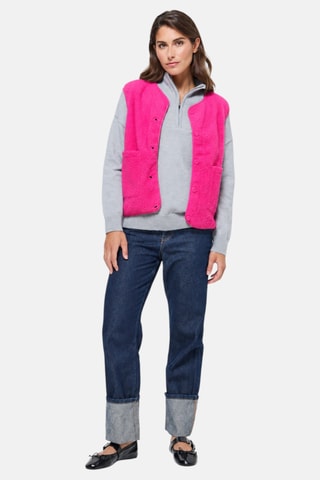 Mouwloos Vest Faweek - Fuchsia