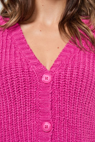 Wollen Vest Cadola - Fuchsia