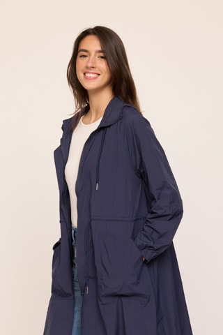 Parka met Capuchon Fapini - Marineblauw