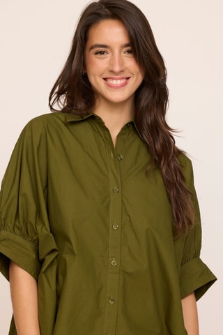 Blouse Damsa - Olijfgroen