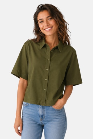 Blouse Disna - Olijfgroen