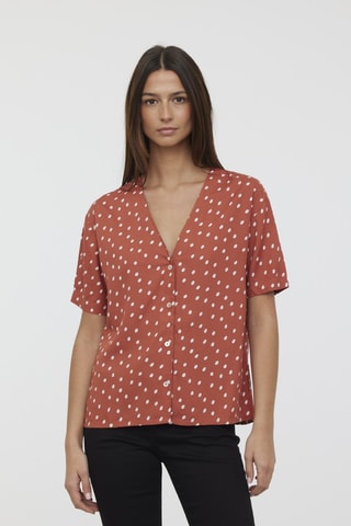 Blouse Direille - Steenrood