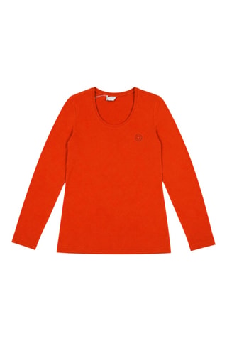 Biologisch Katoenen T-shirt Ajilo - Rood