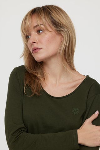 Biologisch Katoenen T-shirt Ajilo - Groen