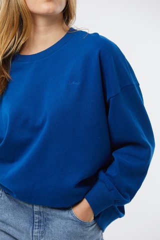 Fleece Sweater Ecume - Kobaltblauw