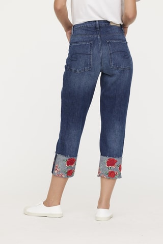 Driekwart Jeans Julie - Marineblauw