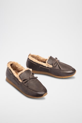 Mocasines de piel - Marrón oscuro
