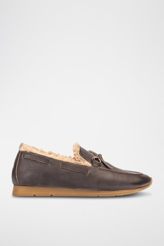 Mocasines de piel - Marrón oscuro