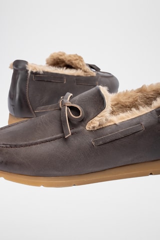 Mocasines de piel - Marrón oscuro