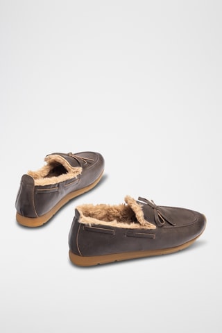 Mocasines de piel - Marrón oscuro