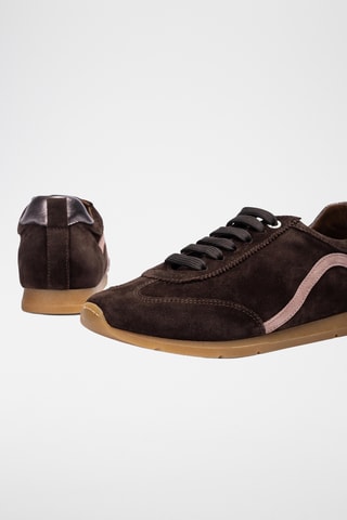 Zapatillas de piel - Marrón