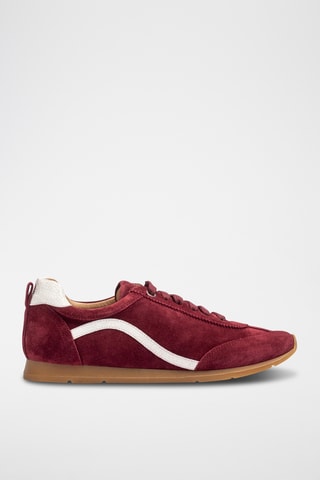 Zapatillas de piel - Burdeos
