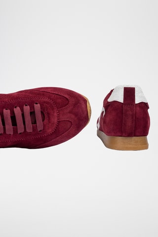 Zapatillas de piel - Burdeos