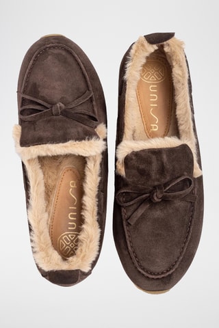 Mocasines de piel - Marrón