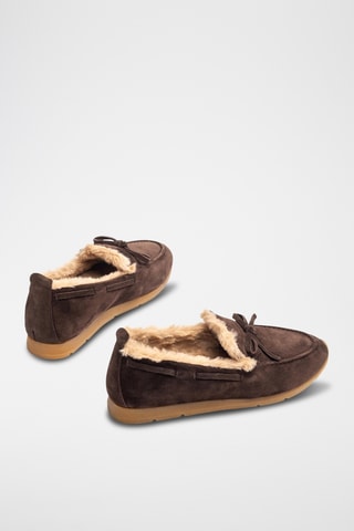Mocasines de piel - Marrón