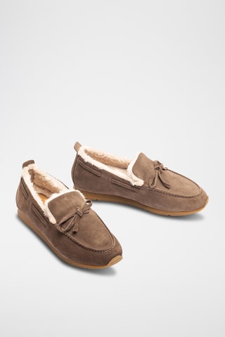 Mocasines de piel - Marrón claro