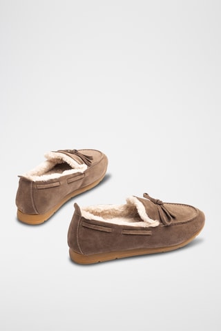Mocasines de piel - Marrón claro