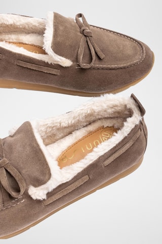 Mocasines de piel - Marrón claro