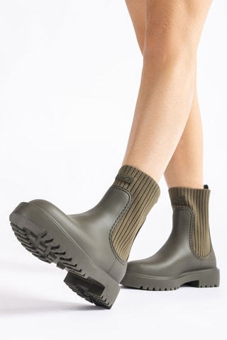 Botines Chelsea - Verde oscuro
