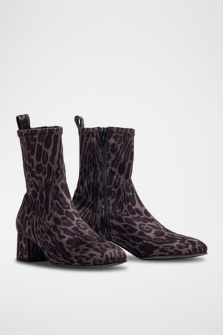 Botines - Gris oscuro y negro