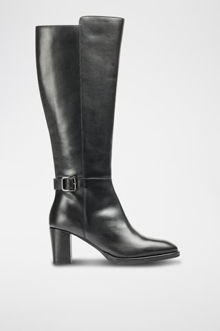 Botas de piel - Negro
