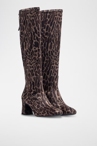 Botas - Beige y marrón