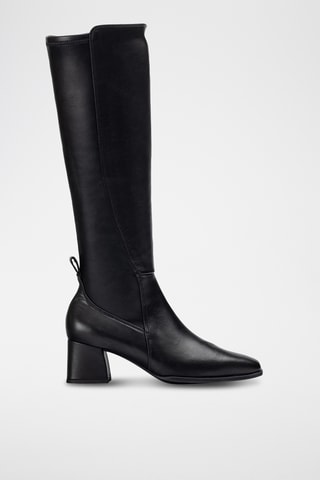 Botas de piel - Negro