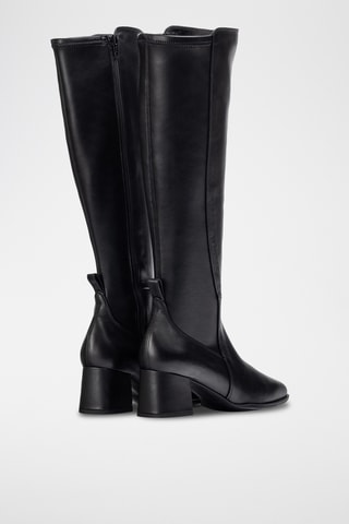 Botas de piel - Negro