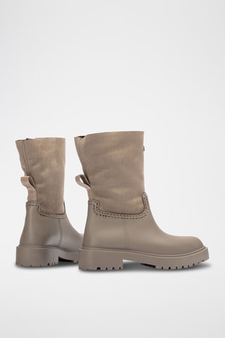 Botines forrados - Marrón claro