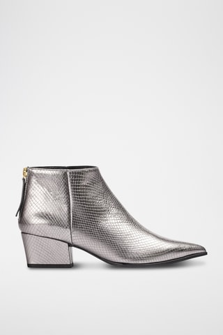 Botines de piel - Antracita