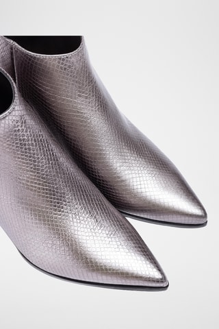 Botines de piel - Antracita