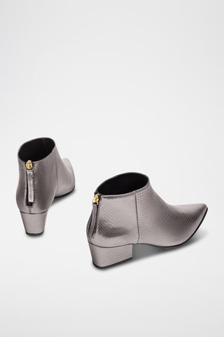 Botines de piel - Antracita