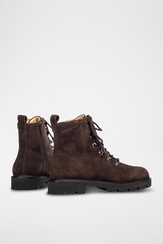 Botines de piel - Marrón