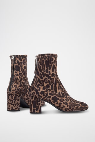 Botines - Beige y marrón