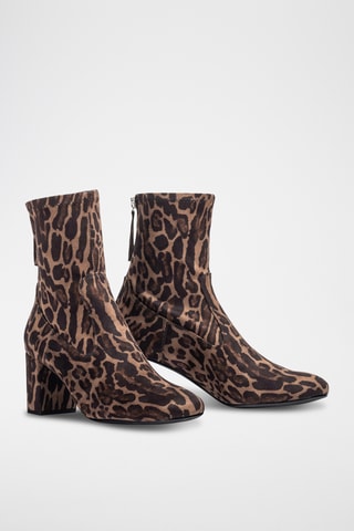 Botines - Beige y marrón