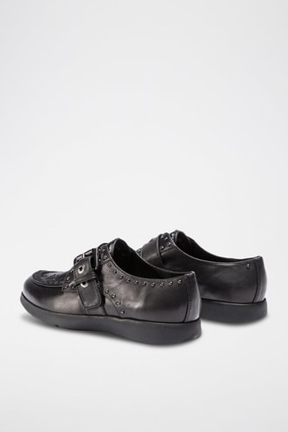 Derbys à boucle en cuir Arjola - Noir