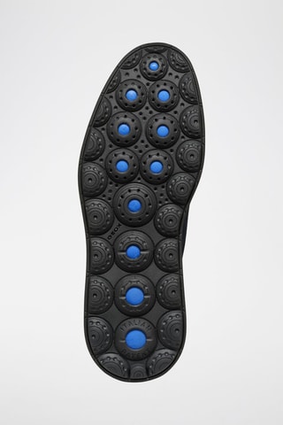 Derbys en cuir de veau nubuck Spherica - Bleu marine