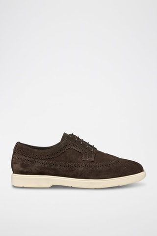 Derbys en cuir de veau Spherica - Marron