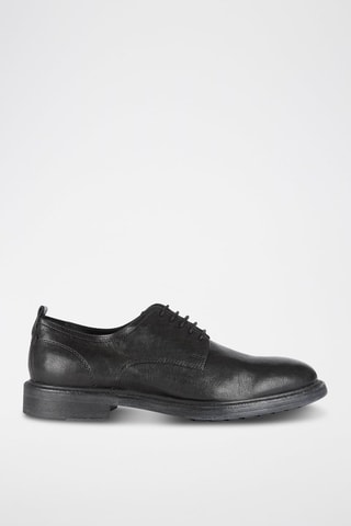 Derbys en cuir de mouton Aurelio Noir